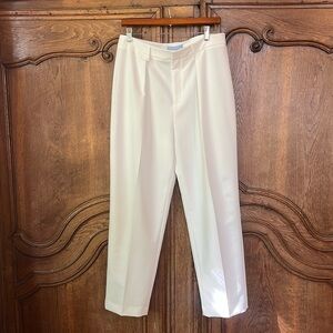 Antonio Melani Women's Ivory Twill Dress Pants